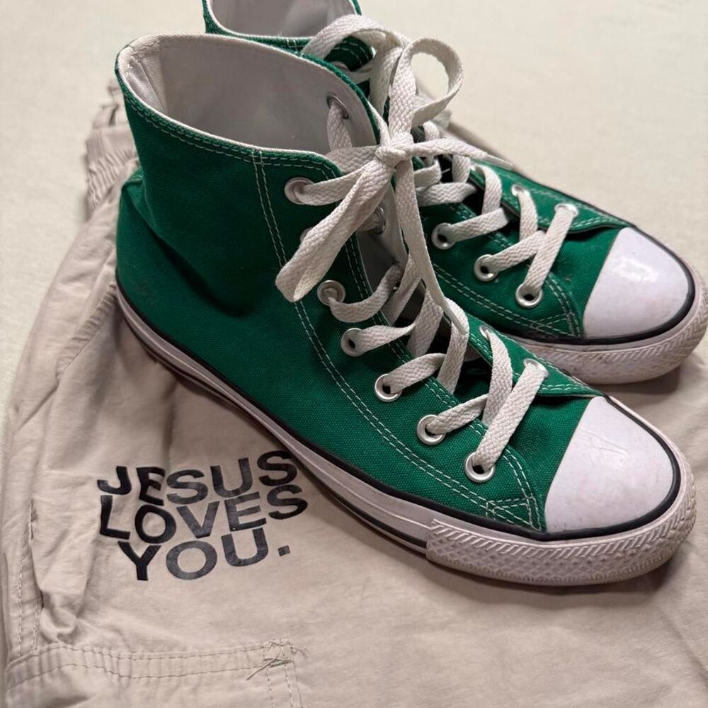 Converse Women's Green Trainers
